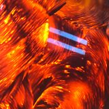 Lucite tray and vintage brass