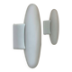 Pair of vintage opaline wall lights, France 1980