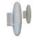 Pair of vintage opaline wall lights, France 1980