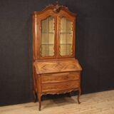 Elegant double-body Italian display cabinet from the 1950s