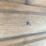 Louis Philippe linen cupboard in blond oak