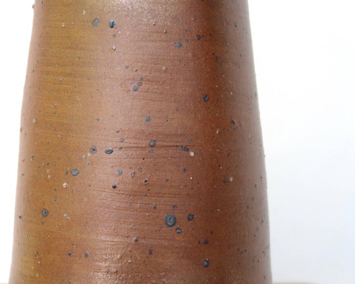 Impressive stoneware ceramic vase by Pierre Digan La Borne, 1960s