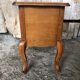 Old worker louis xv style commode vintage wood drawers #a634
