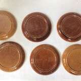 6 vintage plates 70