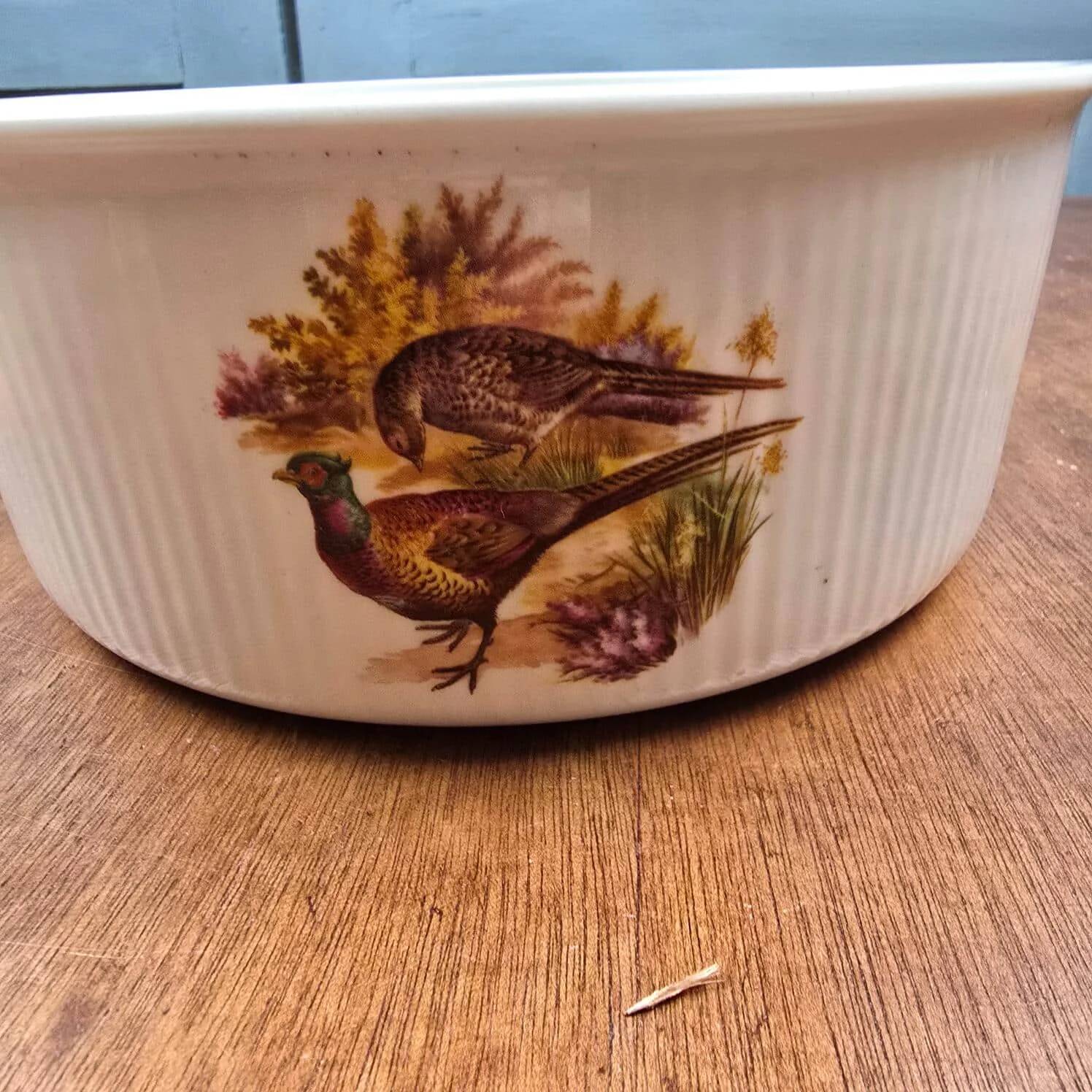 Old porcelain plate from Sarreguemines Digoin – Hunting decoration