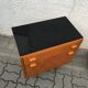 Pair 2pcs Vintage NOVY DOMOV Frantisek Mezulanik Side Table Bedside Drawer Glass 60s.