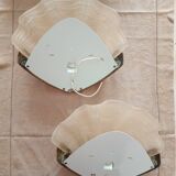 Pairs of wall light seashells
