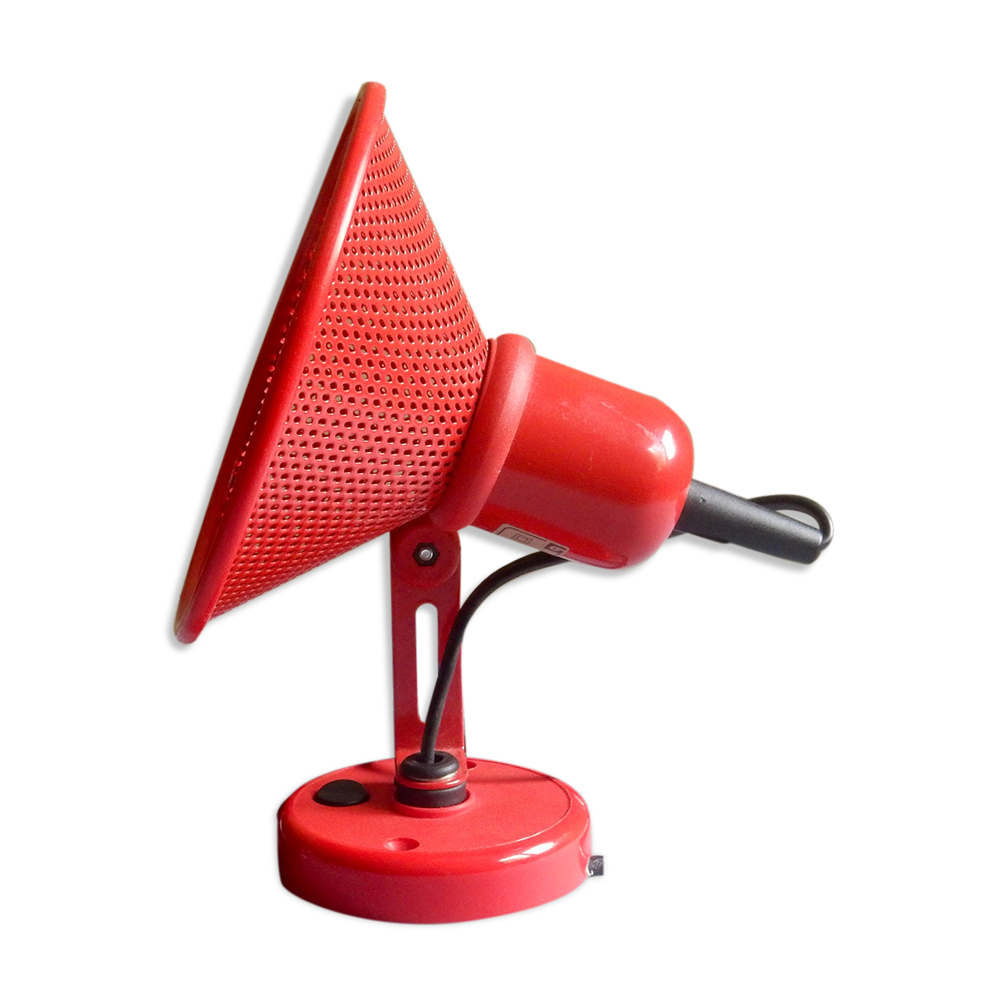 Red wall lamp from the 80