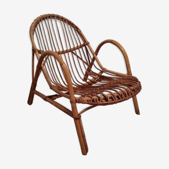 Scandinavian rattan chair
