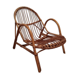 Scandinavian rattan chair