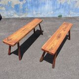 2 Wooden benches