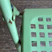 Garden chair in perforated sheet metal 1950
