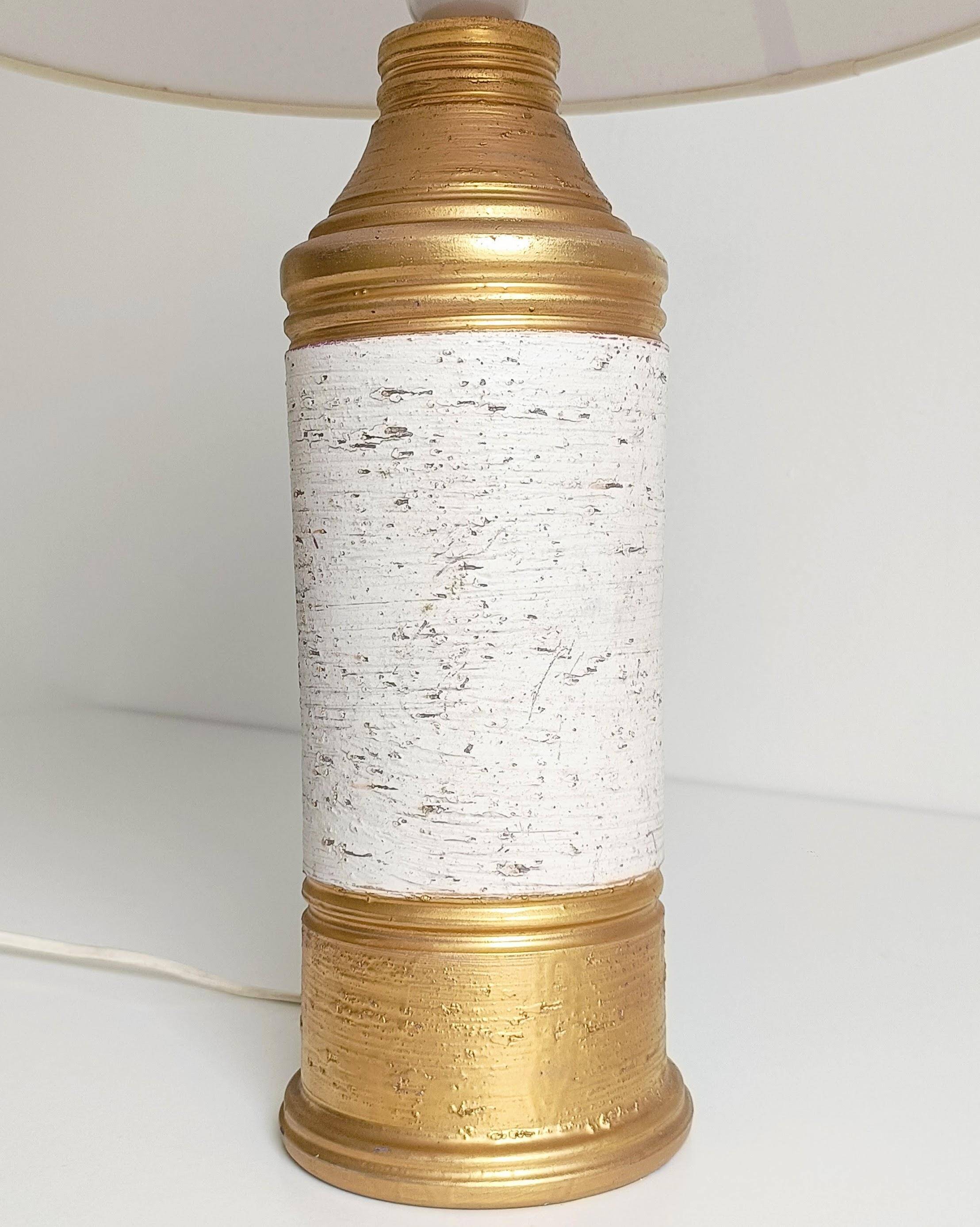 Aldo Londi Ceramic Table Lamp by Bitossi for Bergboms, Italy, 1970s