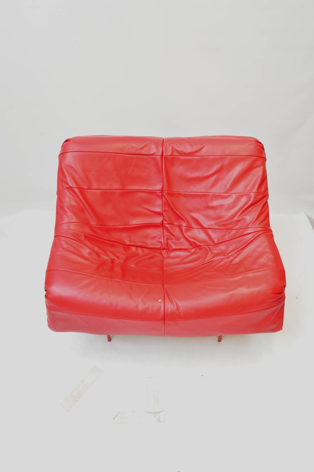 Vintage Montis Butterfly lounge chair by Gerard van den Berg in red leather