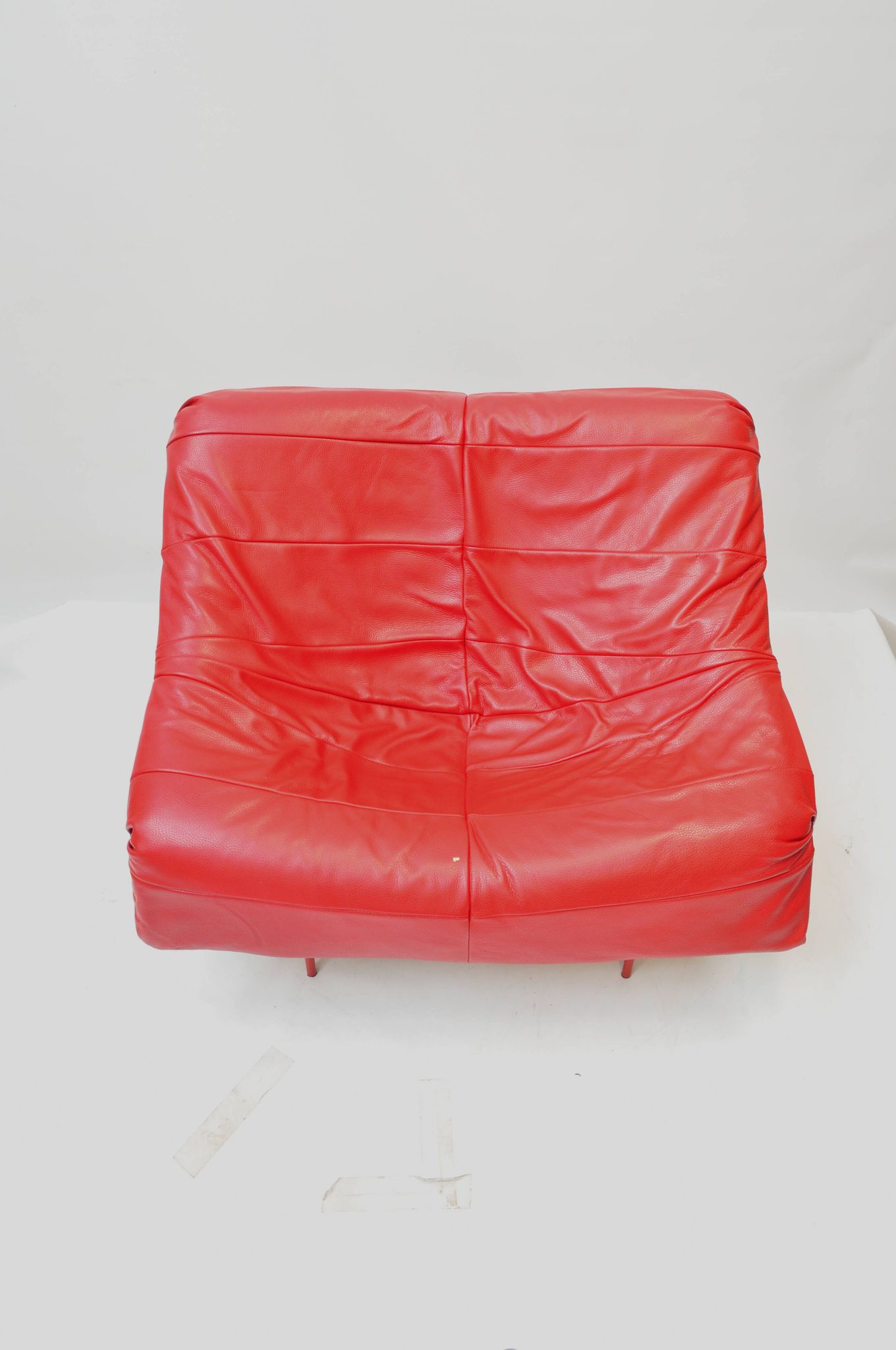 Vintage Montis Butterfly lounge chair by Gerard van den Berg in red leather