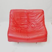 Vintage Montis Butterfly lounge chair by Gerard van den Berg in red leather