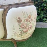 Basket bed and its two armchairs