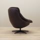 Leather swivel armchair, Danish design, 1960s, designer: H.W. Klein, manufa