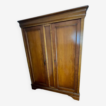 Armoire de chambre en bois merisier