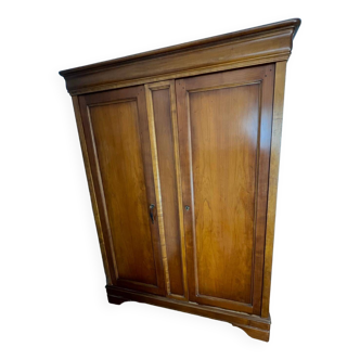 Armoire de chambre en bois merisier