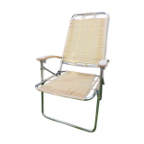 Folding garden armchair