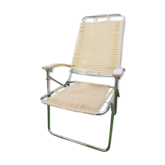 Folding garden armchair