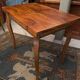 Table console tray wallet walnut sofa back design Vintage 1950