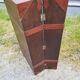 Furniture trunk wood coffee table shelves library suitcase