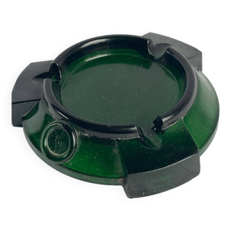 Green glass ashtray 70