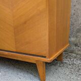 Vintage wardrobe with sliding doors