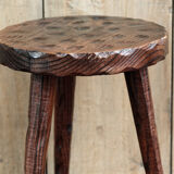 Wooden tripod stool