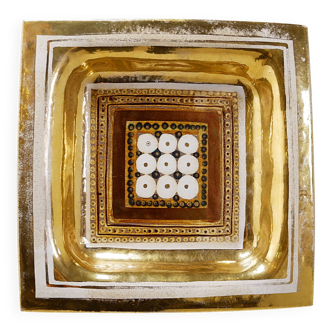 Vintage ceramic wall plate or trinket tray by Georges Pelletier - 1970