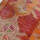 3x10 Turkish Red & Orange Vintage Runner Rug, 90x295Cm