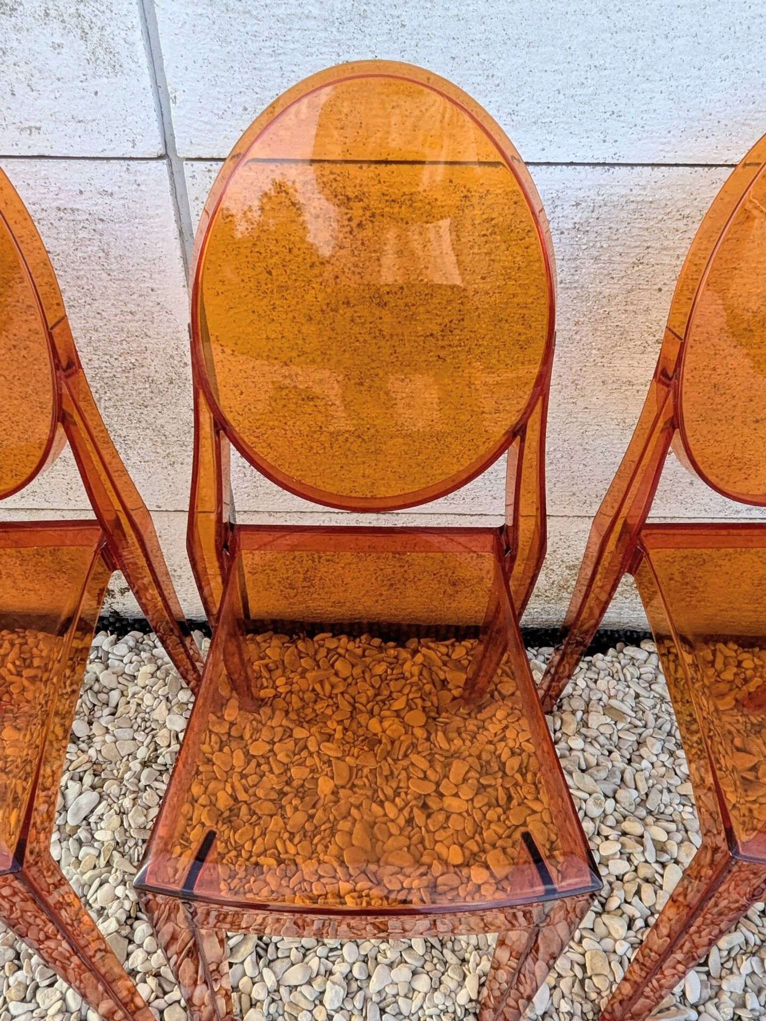 Ghost chairs Kartell design Starck
