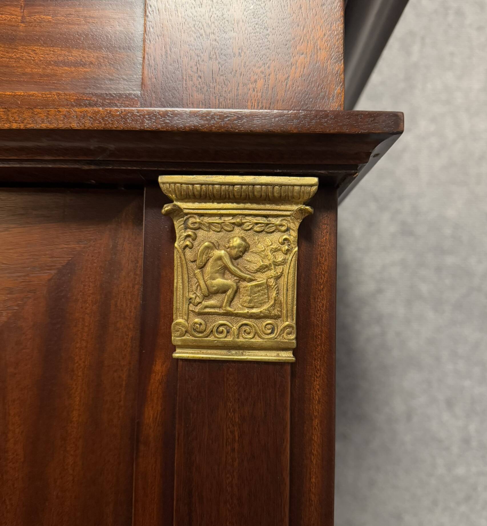 Empire style mahogany cabinet sideboard circa 1920-1940