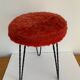 Tabouret vintage 3 pieds torsadés