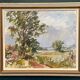 Original Swedish Oil on Canvas – “Landscape” by Sigurd Hagegård – Signed – Vintage & Framed – 62 × 53 cm (24.4" × 20.9")