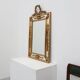 Louis XVI style gilt mirror with laurel wreath crest, Belgium, 20th century
