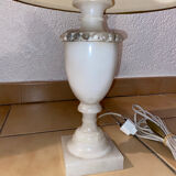 Alabaster marble lamp