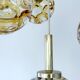Large Mid Century  Bubble Glass Pendant Light