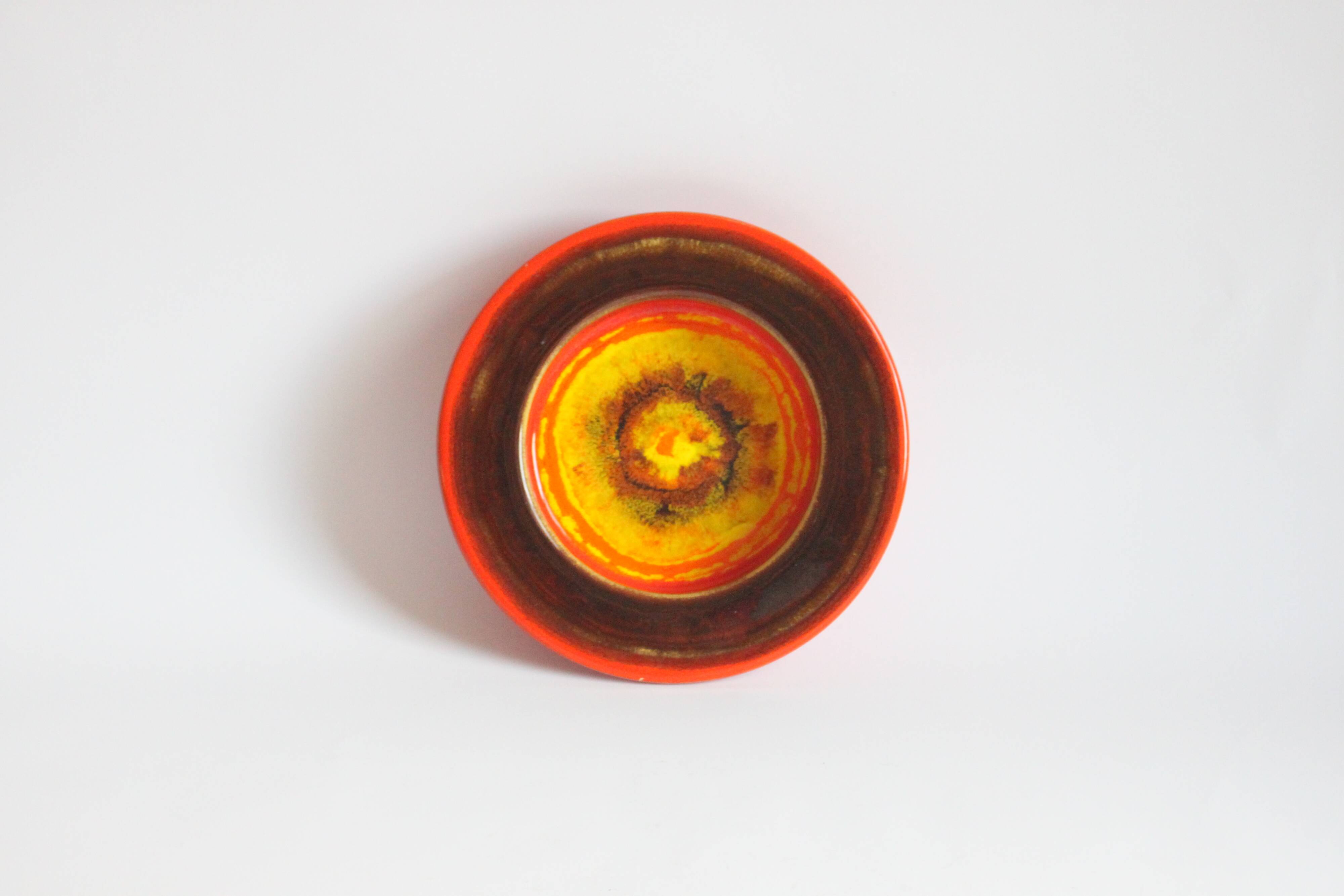 Hutschenreuther trinket bowl or vide-poche, 1970s.