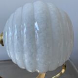 Lot 2 old vintage clichy glass sconces