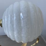 Lot 2 old vintage clichy glass sconces