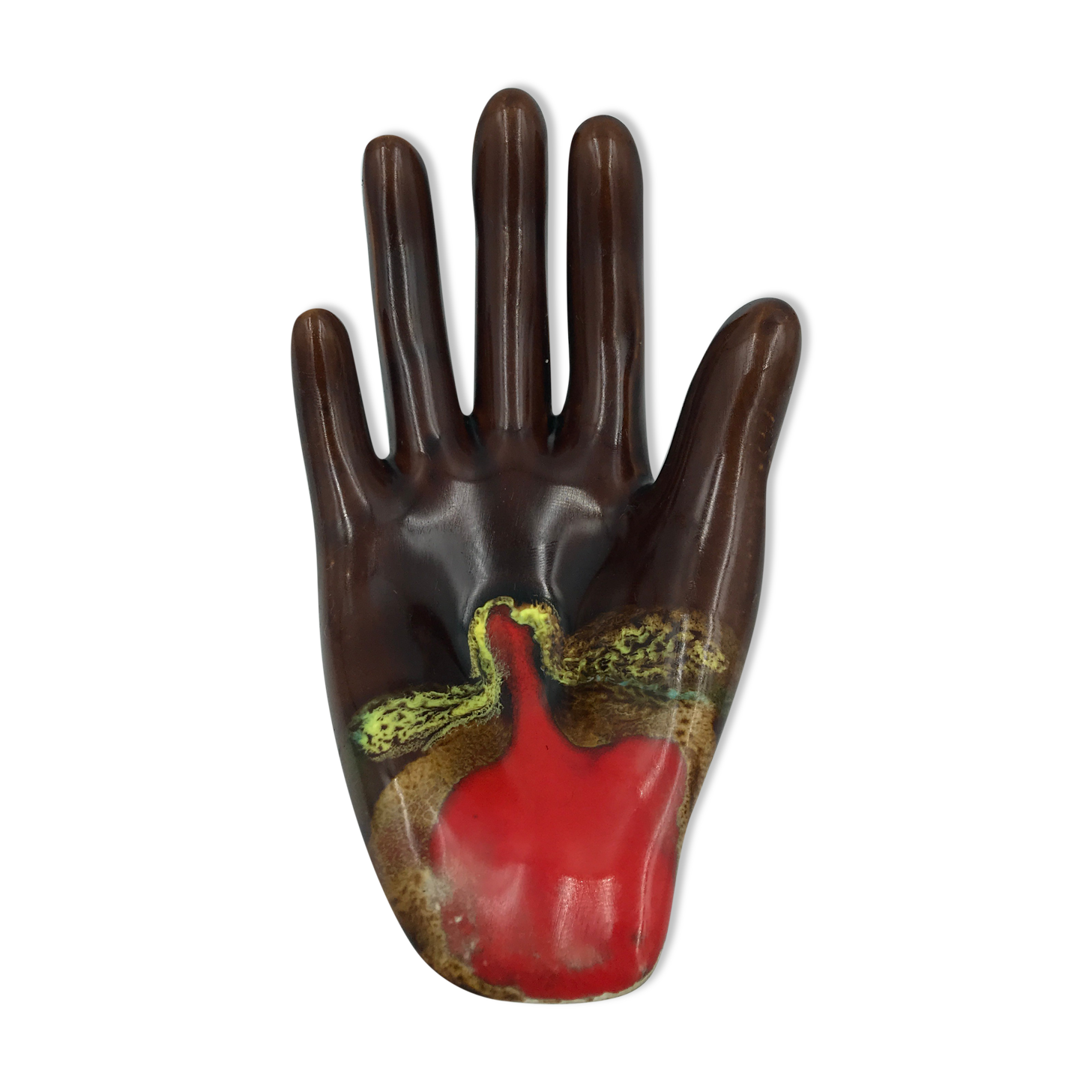 Empty pocket shaped hand style vintage