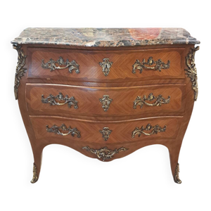 Commode galbée style