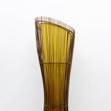 Organic Shaped Bamboo Floor Lamp "Kobe", France, 1980s