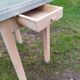 Table de cuisine en bois ancienne vintage