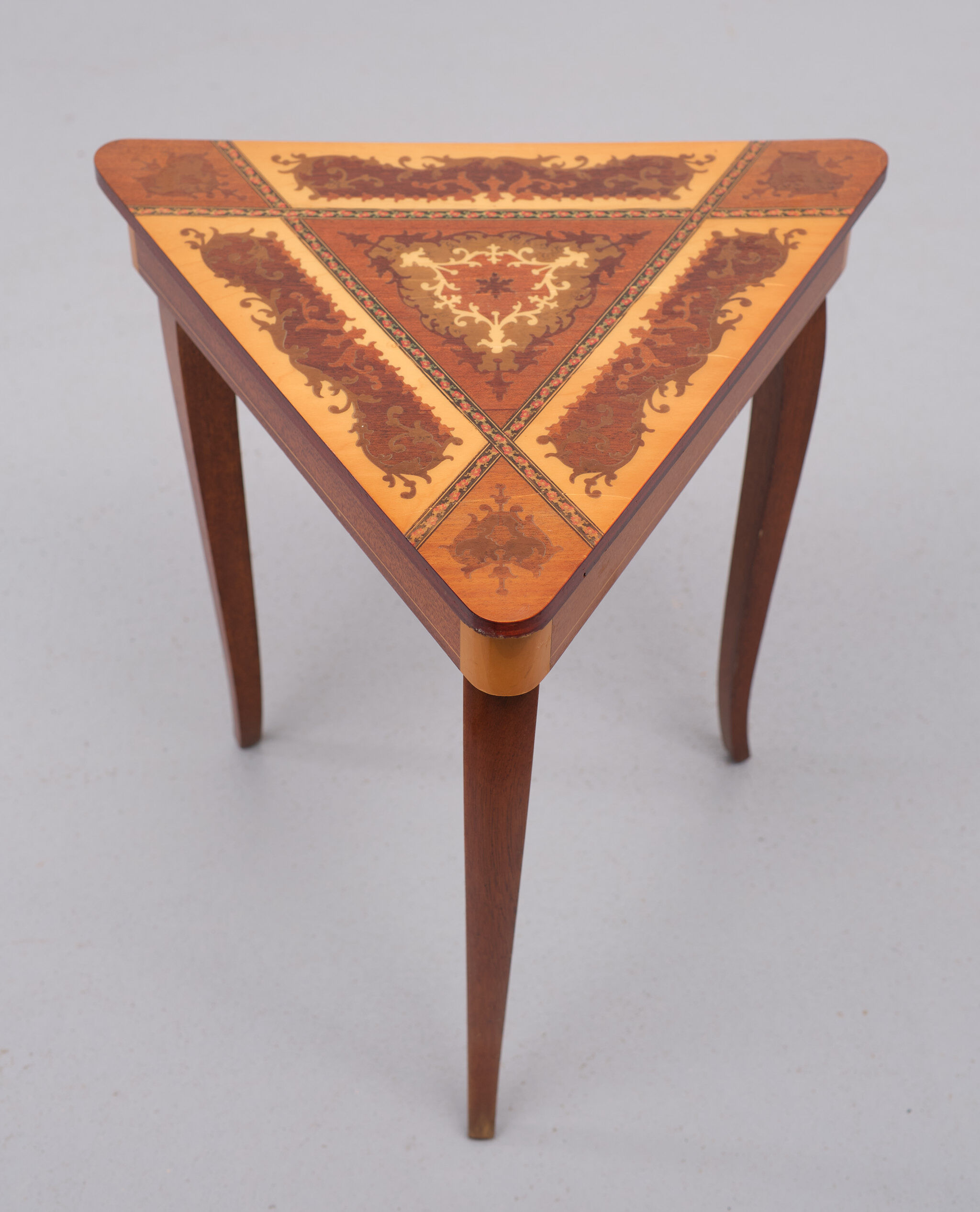 Table de boîte à bijoux de musique vintage Capri, Italie, 1970s