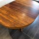 Vintage Scandinavian Baumann style extendable table in Rosewood 1970s