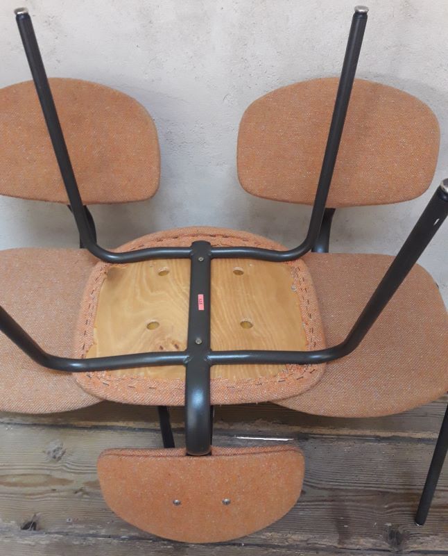 Set of 3 Steelcase Strafor chairs